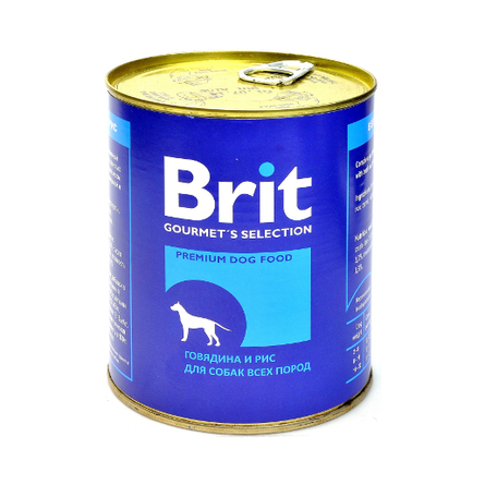Brit Premium Beef & Rice Паштет для взрослых собак всех пород (с говядиной и рисом) – интернет-магазин Ле’Муррр